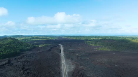Drone-view-of-highway-on-the-Big-Island-Hawaii_USA