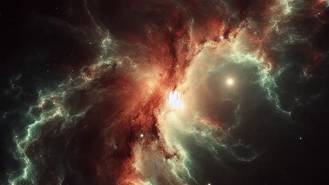 Flying-In-Orion-Nebula-in-the-universe-4k