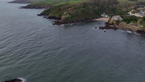 Flying-across-the-river-Fowey-towards-St-Catherine's-Castle-from-Polruan-in-Cornwall