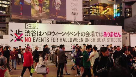 Halloween-Absage-In-Shibuya,-Tokio,-Durch-Bürgermeister-Ken-Hasebe-Wegen-Überfüllung