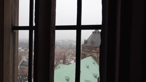 View-from-the-Strasbourg-Cathedral,-the-cathedral's-platform-rewards-the-adventurous-with-panoramic-views-of-Strasbourg-and-the-surrounding-Alsace-region