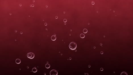 Burbuja-Líquido-3d-Animación-Subiendo-A-Través-Del-Océano-Agua-Gráficos-En-Movimiento-Fondo-Bebida-Refresco-Efecto-Visual-Jabón-Partículas-Arte-Digital-Petróleo-Rojo-Negro