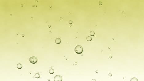 Bubble-liquid-3D-animation-rising-through-ocean-water-motion-graphics-background-beverage-soda-visual-effect-soap-particles-digital-art-oil-yellow-white