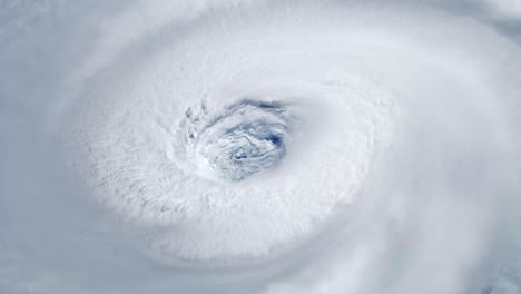Huge-Rotating-Hurricane-From-Space