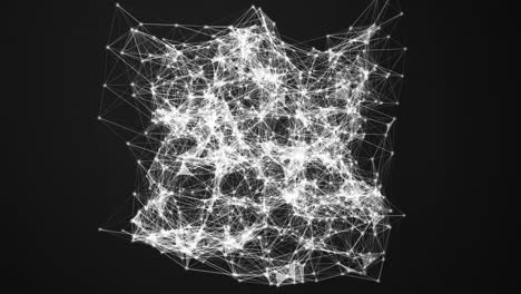 Digital-Data-Network-With-Lines-And-Dots-Connection