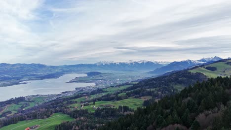 Panoramic-view-of-forest-Glarner-swiss-Alps-Lauterbrunnen-Valley-in-Switzerland