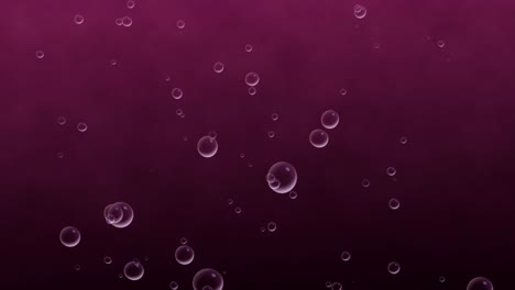 Bubble-liquid-3D-animation-rising-through-ocean-water-motion-graphics-background-beverage-soda-visual-effect-soap-particles-digital-art-oil-maroon-fuchsia