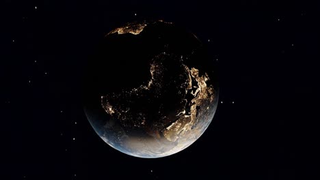 Nachtlichter:-Die-Erde-Aus-Dem-Weltraum-Europa-Kontinent-Vertikal