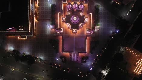 Rajkot-aerial-drone-view-top-Angel-shot-the-lighting-is-chilling-from-near-the-road