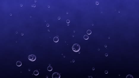 Bubble-liquid-3D-animation-moving-rising-through-ocean-water-motion-graphics-background-beverage-soda-visual-effect-soap-particles-digital-art-blue