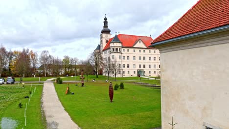 Revealing-Nazi-Euthanasia-Centres,-Hartheim-Castle-In-Austria