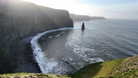 Cliffs-west-coast-of-Ireland-Cliffs-of-Moher-bright-winter-morning-wild-Atlantic-way