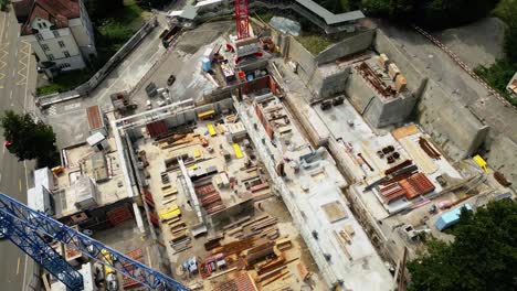 Aerial-of-construction-site-in-Switzerland
