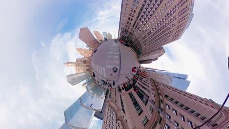 Crossing-Chicago-streets-with-a-insta-360-camera