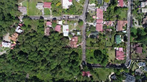An-aerial-shot-of-an-upper-middle-class-neighborhood-in-the-suburbs-of-Latin-America