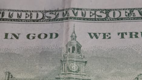 Wir-Vertrauen-Auf-Gott,-Makrotext-Von-Der-100-USD-Banknote