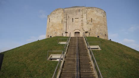 Stairs-to-Clifford-tower-in-York