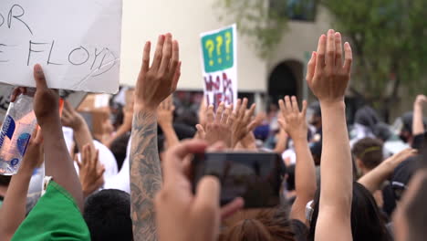 Black-Lives-Matter-Protest-in-Los-Angeles,-California-USA