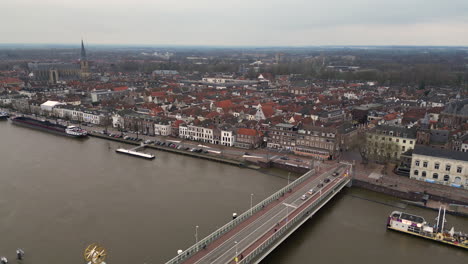 Kampen-City-Skyline-Aerial-View-From-The-River-Ijssel