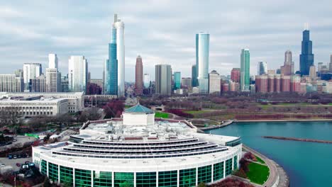 From-Shedd-Aquarium-to-Chicago-Downtown-Aerial