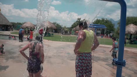 slow-motion-water-park-shower