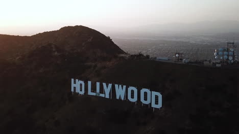 Hollywood-Sign,-Los-Angeles,-California-USA