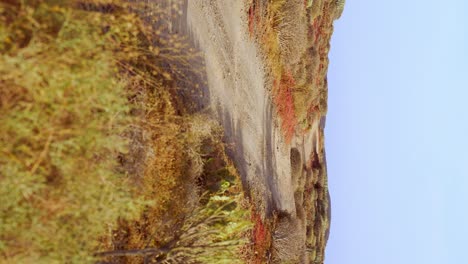 Remote-dirt-road-in-Tenerife-island,-vertical-view