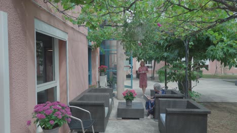 Tranquil-Retirement-Home-Courtyard-Scene