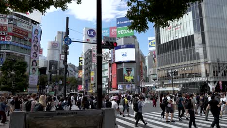 Große,-Geschäftige-Menschenmengen-Schlendern-über-Das-Berühmte-Shibuya-Rennen