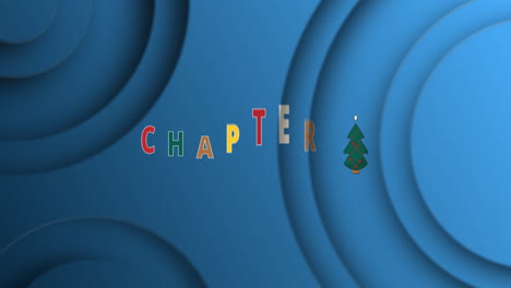 Chapter-8---Text-Animation-effect-with-Christmas-icons-on-blue-Animated-circles-background