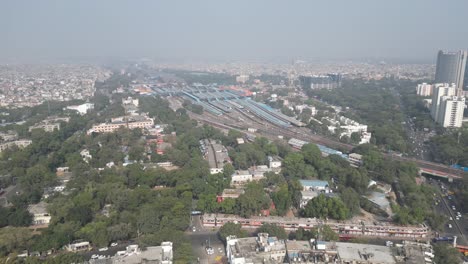 Vista-Aérea-De-Nueva-Delhi-Connaught-Place