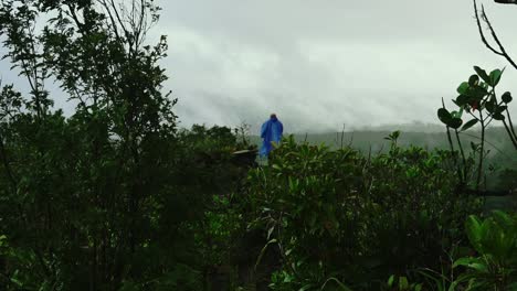 Woman-hikes-Arenal-Volcano-in-Costa-Rica