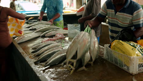 Mercado-De-Agricultores-Locales-En-Victoria,-Isla-Mahè,-Seychelles