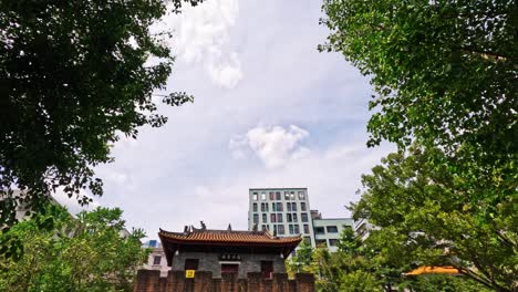 Atemberaubende-HD-Aufnahmen-Der-Historischen-Antiken-Stadt-Nantou-In-Der-Stadt-Shenzhen,-China