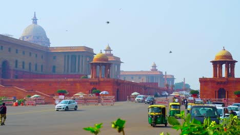 Rashtrapati-Bhavan,-home-to-the-President-of-the-world's-largest-democracy,-epitomizes-India's-strength,-its-democratic-traditions-and-secular-character