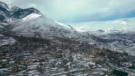 Heavy-Snowfall-Aerial-view-of-Kashmir-Valley-in-Winter-Season