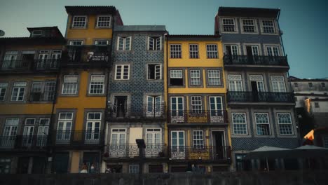 Aesthetic-balconies-of-touristy-Porto-Portugal