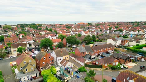 Luftdrohnenaufnahmen-Der-Küstenstadt-Skegness-An-Der-Küste-Von-Lincolnshire