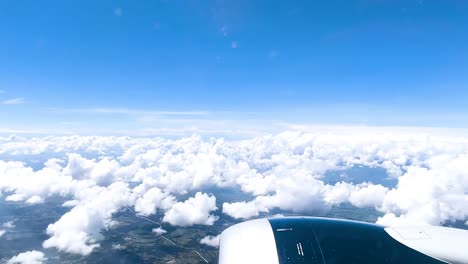 Flugzeugfensteraufnahme-Während-Des-Fluges-In-Mexiko