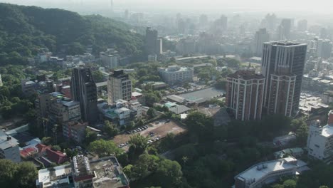 Drone-View-of-Residential-Apartment-Buildings-in-Taipei