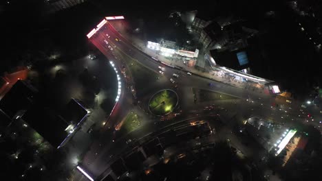 Rajkot-aerial-drone-view-Lots-of-vehicles-coming-and-going-from-the-bridge