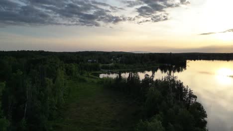 Beautiful-lake-in-alaska.-Drone-shot.-Landscape