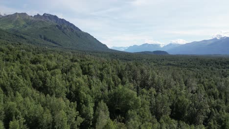 Wunderschöne-Landschaft-In-Alaska.-Mit-Einer-Drohne-Geschossen