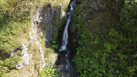 Drone-view-of-natural-small-streams-flowing-from-the-mountains-in-the-Black-Sea