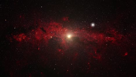 Nebulosa-Roja-De-4k-En-El-Espacio