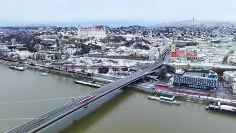Bratislava-cityscape---aerial-drone-hyper-lapse