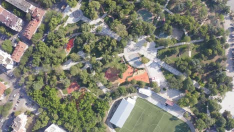 Aerial-view-of-park-Stancionna-garden-Stara-Zagora