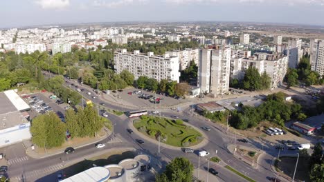Aerial-View-of-Stara-Zagora-city-in-Bulgaria