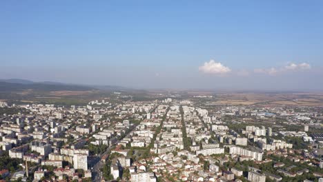 Vista-Aérea-De-La-Ciudad-De-Stara-Zagora-En-Bulgaria