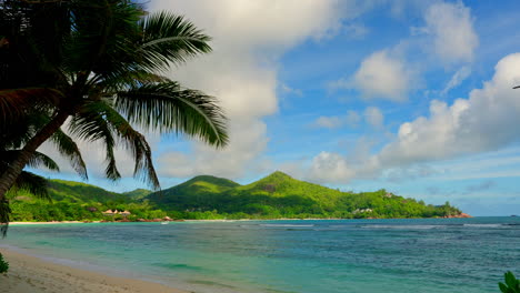 Statische-Aufnahme-Des-Tropischen-Strandes-Der-Seychellen